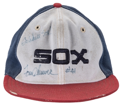 1984 Tom Seaver Game Used & Signed Chicago White Sox Cap (JT Sports & Beckett)